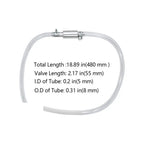 Gifts Brake Bleeder Hose - One Way Check Valve Tube Bleeding Tool Kit for Hydraulic System Bleeding,Universal Brake Fluid Bleeder Ki for Car Motorcyle Clutch, Soft Tube with Metal Clips