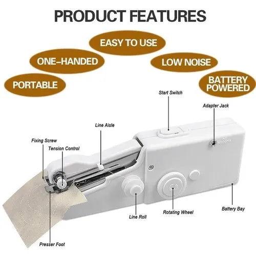 🔥Handheld Mini Electric Sewing Machine
