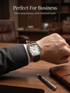 Men's Business Fashion Analog Quartz Watch, Business Fashion Watches, Fashion Waterproof for Party, Daily Clothing Decor, Trendy All-match & Exquisite Watch for Gift [Sold 596 units]