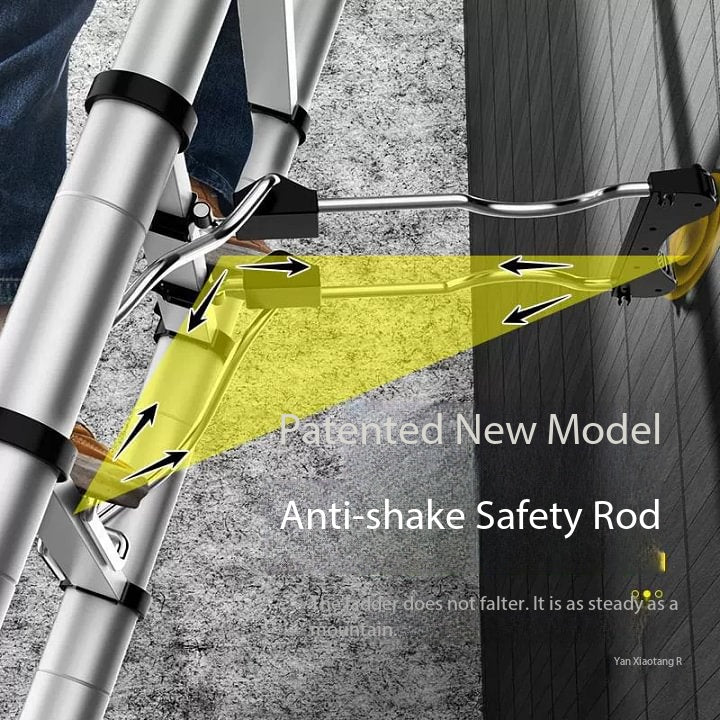 SAKER PORTABLECOLLAPSIBLEEXTENSION LADDER 3.1 meters