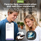 OWS Translator Bluetooth Earbuds Bluetooth 6.0 Headphones LED Multi-function Touchscreen Real-time Translation in 134 Languages Hi-Fi Sound Quality HD Calls Suitable for Entertainment, Music, Travel, and Office