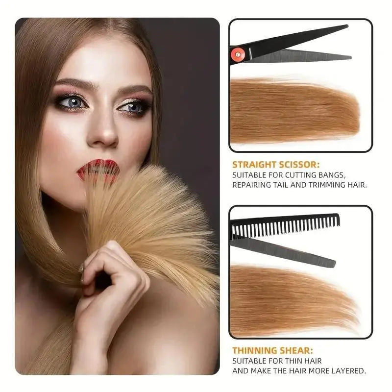 Hair Styling Tool Set, Hair Cutting Kit, Barber Haircut Kit, Professional Hair Styling Tools for Salon & Barber Shop & Home Use