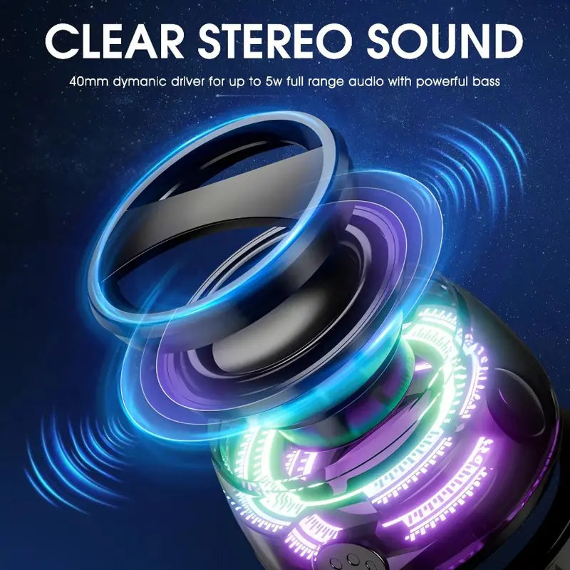 2026 Latest Portable Bluetooth Magnetic Speaker Bluetooth 5.3 Subwoofer,mini wireless speaker