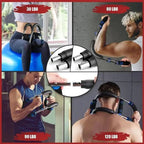 Adjustable Spring Resistance Arm Chest Exerciser Detachable Portable Grip Strength Trainer for Outdoor Gym Home Workout #fitnessgear