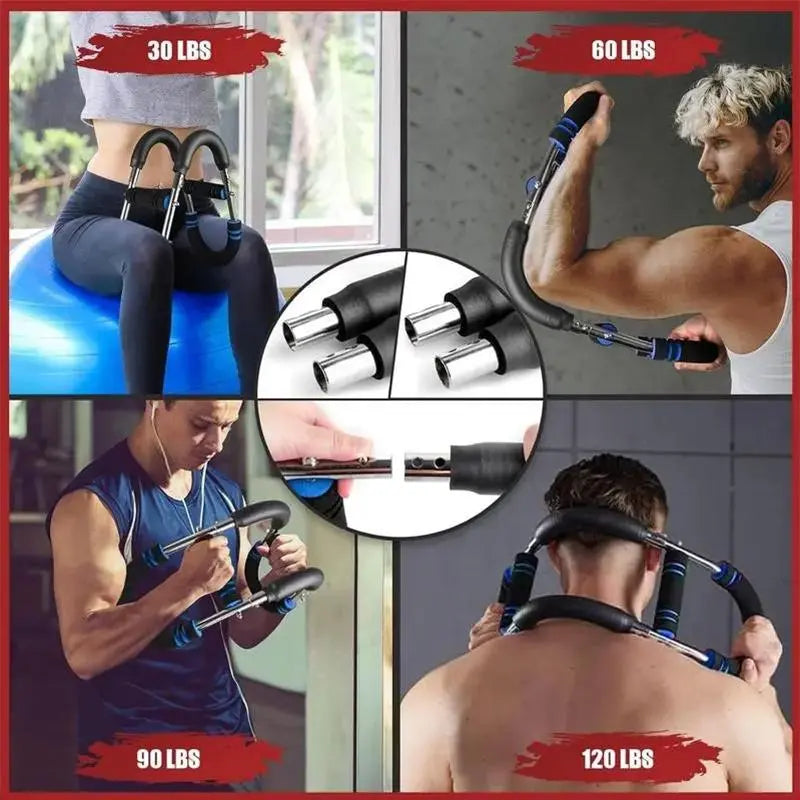 Adjustable Spring Resistance Arm Chest Exerciser Detachable Portable Grip Strength Trainer for Outdoor Gym Home Workout #fitnessgear