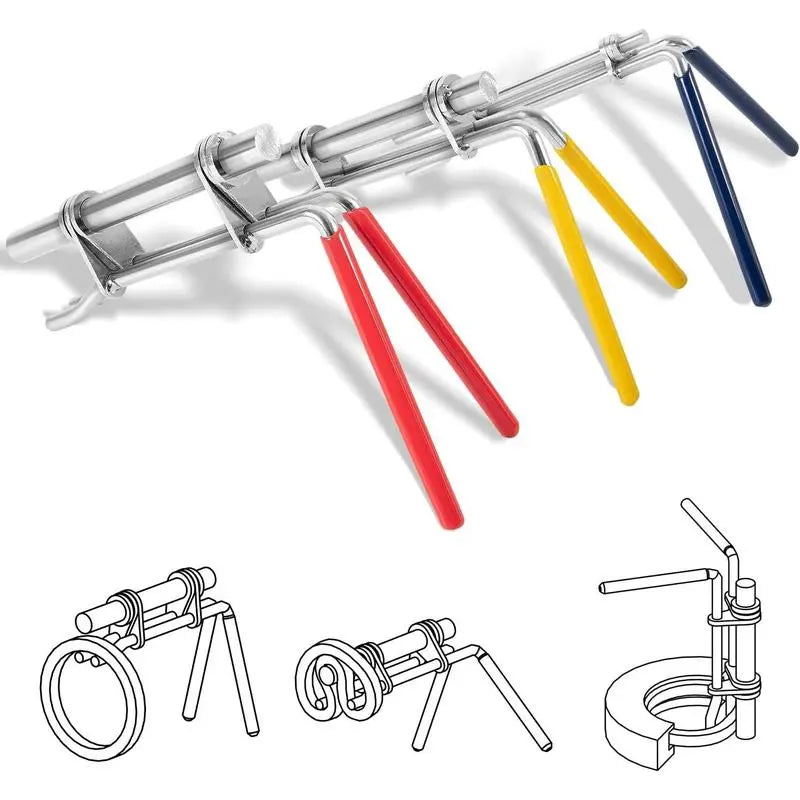 Hydraulic Seal Installation Tools - 3 Pack U-Cup Rod Seal Installation Tool Kits with Upgraded Seal Twistor for Hydraulic Cylinder Piston Repair,（1,000+ sold）