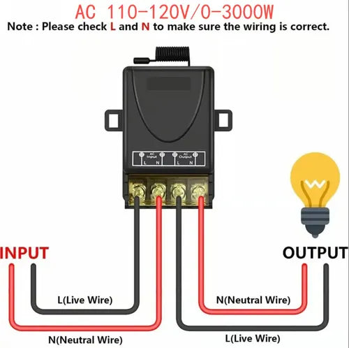🔥 Wireless Remote Switch🔧（2 remote control）220v