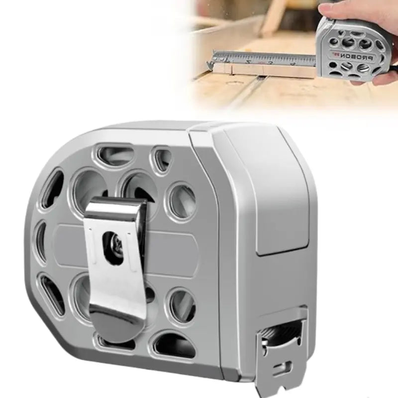 16FT Retractable Tape Measure Stainless Steel Measuring Tape With One sided Scale Waterproof Portable AutoLock Ruler With Magnetic engineer tape