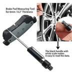 Stainless Steel Base Plate Type Car Brake Pad Thickness Gauge Tool - 1.5mm-11mm Scale, Racing Truck Vehicle Compatibility, ABS-Enabled Detection Pen, Tools and Gadgets for Auto Brake Shoe Testing  [Sold 1000+ units]