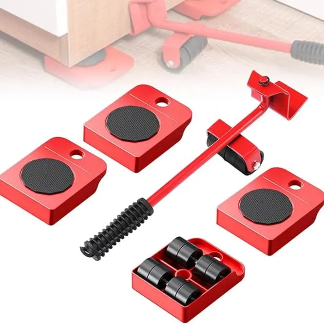 Furniture Lift Mover Tool Set - Heavy Furniture Movers with Wheels, Heavy Item Movers Sliders Furniture Lifter Tool for Furniture, Coffee Tables, Refrigerators, Washing Machines