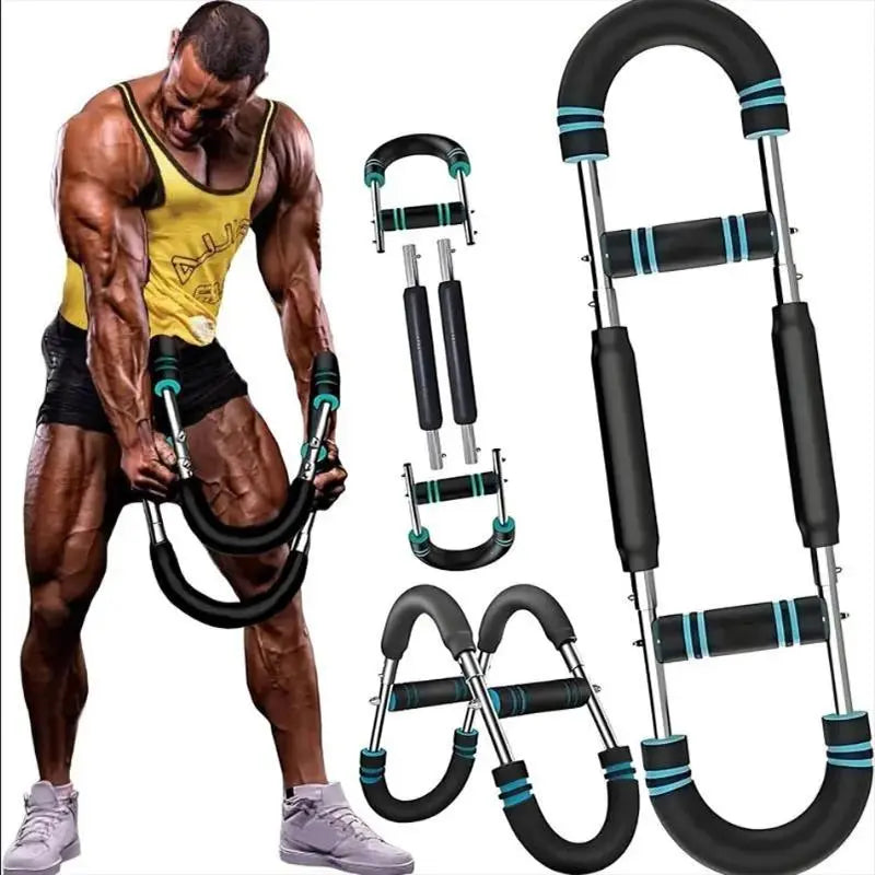 Adjustable Spring Resistance Arm Chest Exerciser Detachable Portable Grip Strength Trainer for Outdoor Gym Home Workout #fitnessgear