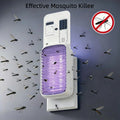 Household UV Mosquito Killer Lamp Plug-in Electric Shock Sticky Trap Dual Action Design Safe Chemical-Free Indoor Outdoor Use summerwins