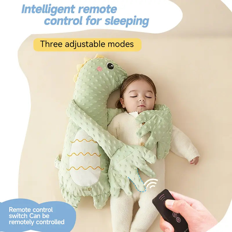 Giraffe Baby Soothing Pillow, Ultra-Soft Cotton Snuggle Sleep Cushion for Newborns, 3 Adjustable Modes with Remote, Maternity Support, Perfect Baby Shower & Birthday Gift Box