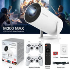 Smart Gaming Projector Android Projector with Wireless Controller and IR Remote Control