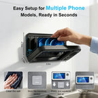 Waterproof box speaker, bathroom waterproof360 rotating touch screen, Bluetooth speaker,watch movies, listen to music, phone holderBluetooth speaker audio shower TV holder,swimming pool, kitchen, bathroom, sink（sold：890）