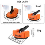 Floor Gap Fixer Tool fathers day gift Suction Cup Gap Puller with 2 Reusable Sticky Pads & Rubber Mallet, Heavy Duty Repair Tool, Laminate Flooring Tools, Vinyl Floor Repair Kit, Gap Tool