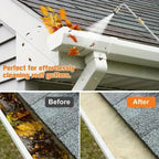 Pressure Washer Extension Wand 10 Pack Power Washer Lance with 5 Atomization Nozzle Tips 1 Gutter Cleaner Attachment Curved Rod for Gutter Roof Drainage Walls Cleaning#Summervibes