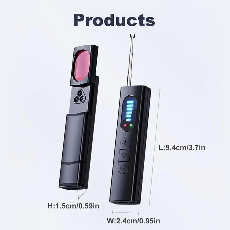 Hidden Camera detector GPS Tracker Device for Hotel, Airbnb, Travel, Car, Bathroom, Office, Wireless Signal Infrared Scanner, Anti-Positioning Monitoring,（1,000+ sold）
