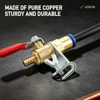 Angle Grinder Dust Remover Aluminum & Brass Misting Attachment, Dual-Mode Adjustable Flow Construction Accessory, Cooling Spray for Cutting Tile/Concrete, Cleaner Workspace Power Tool Accessory,toolupgrade