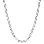Cuban Link Chain Necklace, Unisex Stainless Steel Miami Fashion Jewelry