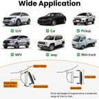 Automotive Rearview Mirror, 11.8x2.76in Wide-Angle Clip-On Car Exterior Accessory - Blind Spot Fix, Fits Many Vehicles, Cars Accessories for Trucks [Sold 684 units]