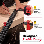 GJANSH Tall Stair Gauges for Framing Square with Holder and Hook, Framing Jig for Speed Square, Framing Square Stops for Carpentry Squares & Circular Saw