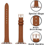 Women's Leather Strap for Apple Watch Series Ultra/se/xd-1, Multiple Sizes Available, Smartwatch Accessories