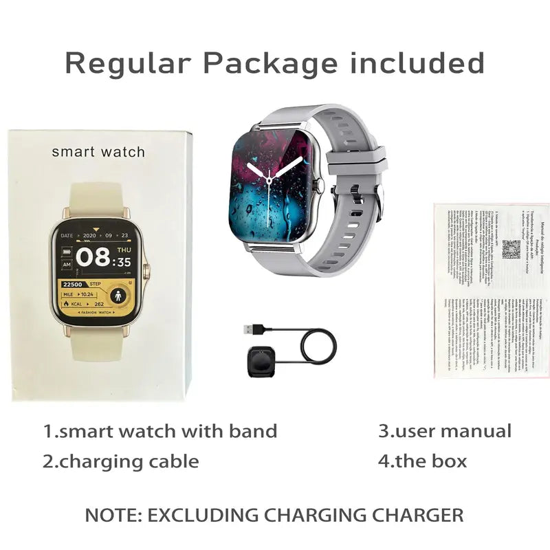 Erun 1.83-Inch HD Smartwatch, Wireless Smart Watch, Sporty Digital Watch, Sports Tracking Smartwatch with Bluetooth Calling and Weather App, Compatible with Android and iOS