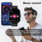 New Smartwatch (Black) Wearable Device, Outdoor Sports, Smart Watch, Wireless Talking/Dialing, Multi-Sport Mode, Call Reminder and Rejection, SMS Reminder, Message Reminder, Various APP Reminders, back to school, back to school haul [Sold 604 units]