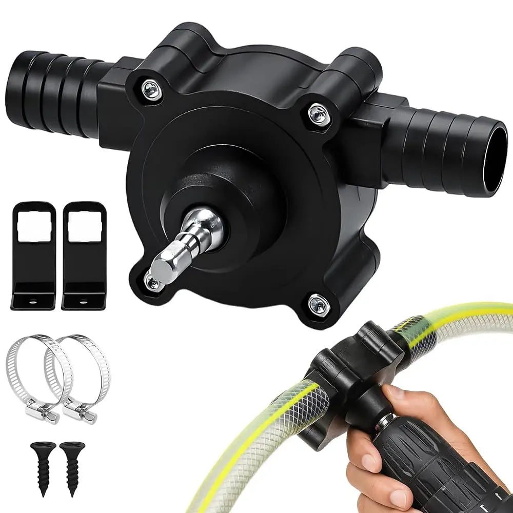 Drill Pump for Water Transfer, Self-Priming Electric Drill Powered Pump, Portable Hand Drill Water Pumps for Gasoline, Oil, Diesel, Aquarium, Garden – Heavy-Duty Transfer Pumps toolupgrade [Sold 621 units]