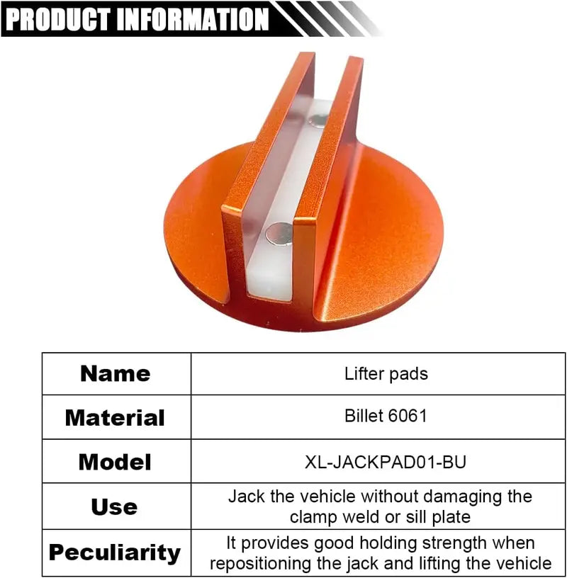 Universal Aluminum Grooved Magnetic Jack Pad, Jacking Puck Pinch Weld Frame Rail Adapter, Oil Change Mush Haves, Change Tire Repair Tires Oil Must Have, for Car SUV Truck Pickup Sedan MPV Wagon, dealsforyoudays