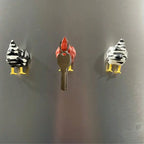 Cartoon Chicken Design Fridge Magnet, 3 Counts/set Cute Refrigerator Decorating Magnets, Personalized Refrigerator Magnet for Kitchen or Office Whiteboard, Magnetic Refrigerator Magnets   [Sold 897units]