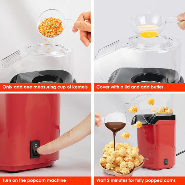 2026 The latest electric popcorn machine/less oil and low fat health