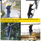 SAKER PORTABLECOLLAPSIBLEEXTENSION LADDER 3.1 meters