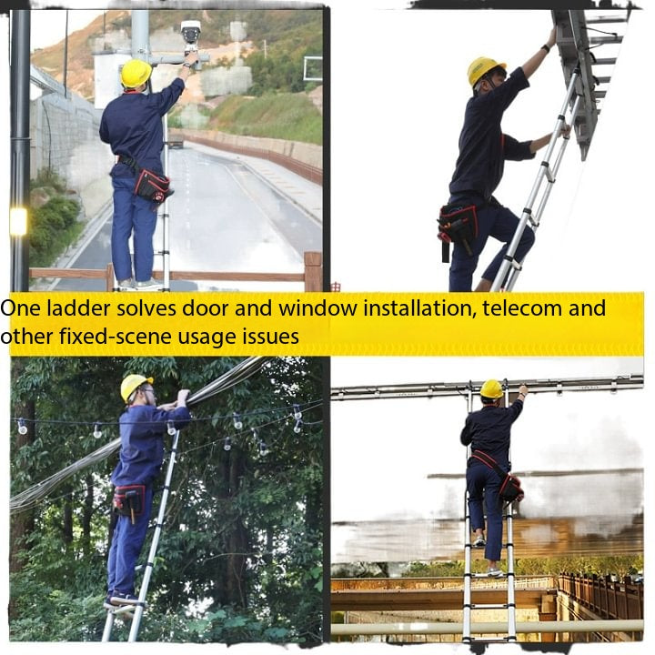 SAKER PORTABLECOLLAPSIBLEEXTENSION LADDER 3.1 meters