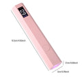 Portable Nail Lamp, UV Nail Lamp, Rechargeable Gel Polish Curing Light with Digital Display, Two Timer Settings, Personal Nail Care Tool for Home Salon Nail Art, Diy Manicure, At Home Manicure, Diy Nails [Sold 537 units]