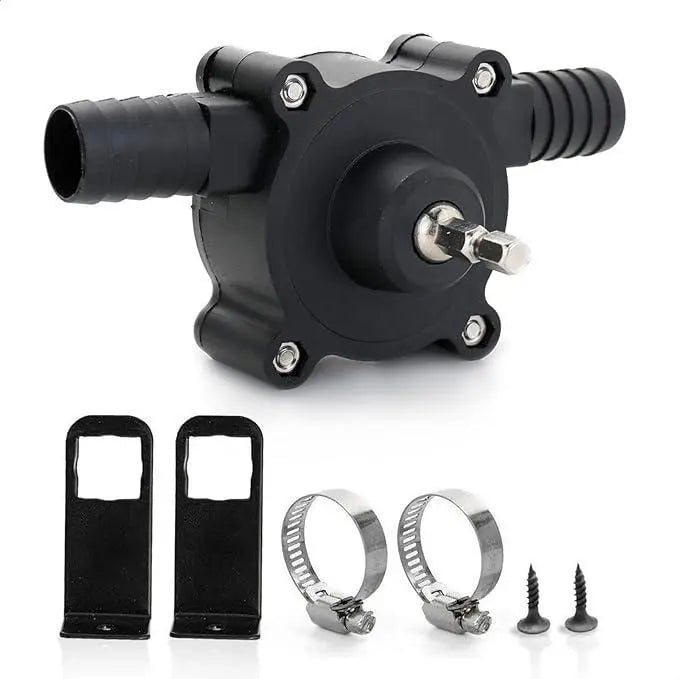 Mini Electric Drill Pump Portable Hand Drill Powered Water Pump Diesels Oil Fluid Water Hand Self-Priming Transfer Pumps Quick Pumping Speed home garden outdoor Pump Drill Operated  [Sold 561 units]