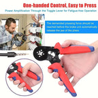Multifunctional Wire Terminal Crimping Tool, 1 Set Wire Crimping Tool Kit, Wire Crimping Tool Kit with Box, Vlogging Kit, Heavy Duty, Wirepliers, Hand Tools & Dealsforyoudays