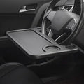 Steering Wheel Tray - Black Car Interior Organizers for Constant Travelers, Steering Wheel Desk & Food Table, Cars Accessories, Auto Accessories with Universal Fit for Most Vehicles