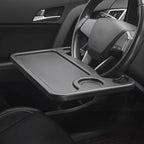Steering Wheel Tray - Black Car Interior Organizers for Constant Travelers, Steering Wheel Desk & Food Table, Cars Accessories, Auto Accessories with Universal Fit for Most Vehicles