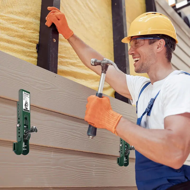 RDS SCM Siding Installation Tools Compatible with 5/16- Inch Fiber Cement Siding, Siding Mounting Kit with Adjustable Reveals, Lap Siding Gauge Made of Polycarbonate Body, Green,father'sdaygifts Hardware