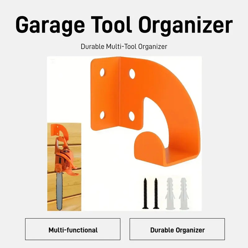 Metal Garage Storage Rack, Trimmer Hanging Hook, Multi-Functional Garden Tool Holder, Chainsaw Hanger, Durable Organizer for Tools, Yard Tool Rack #TOP PICKS