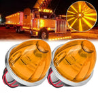 2PCS LED Watermelon Lights Truck Car Side Marker Light Pick up Truck Clearance Lamp Turn Signal Indicator Lamp for Lorry Trailer [Sold 506 units]