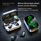 Wireless Earbuds Stereo Headset, Sport Headphones with Touch Control, Lightweight Wireless Earbuds, Bluetooth-compatible Earphones with Charging Case Included, Sports Wireless Earbuds