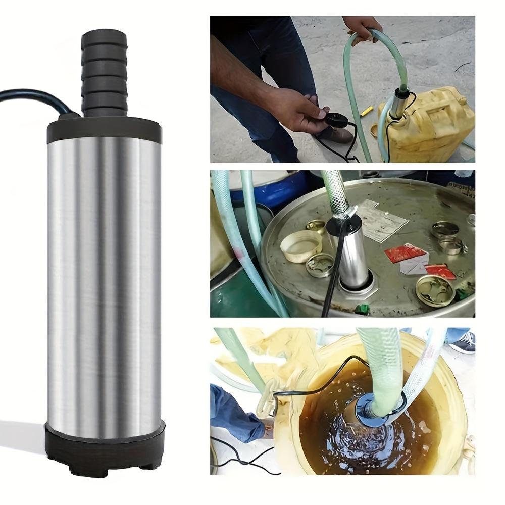 Portable Submersible Fuel Transfer Pump, DC 12V, Lightweight Small Size, Easy to Install, 3m Wire, Suitable for Water, Coal Oil, Kerosene