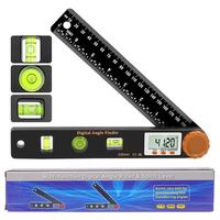 2 in 1 Angle Finder Ruler with 7 Inch/200mm Angle Measuring Tool for Woodworking/Carpenter/Construction/DIY Measurement [Sold 527 units]