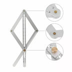 New Premium Corner Angle Finder, Stainless Steel Protractor Digital Angle Finder with Scales, Miter Saw Bevel Gauge and Corner Angle Finder for Woodworking