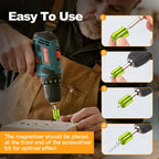 【DealsForYouDays】SEESE Strong Magnetic Screw Ring: 1/4 Inch/ 6.35 mm Universal Magnetic Screw Holder - Removable Magnetic Screwdriver Drill Bit Holder for Hex Screwdriver and Power Bits