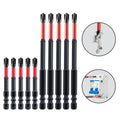 FPH2 Impact Screwdriver Bit Set for Electricians, S2 Steel 65mm & 110mm, 1/4 Inch Hex Shank Magnetic Cross Slot Screw Driver Drill Bits Used on Circuit Breakers   [Sold 1000+ units]