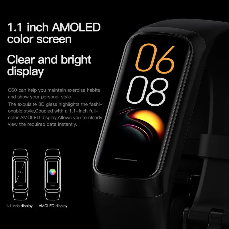 Waterproof Smart Watch, Multifunctional Smart Watch with Real-time Health Monitoring, Sports Tracking, Fashion Smart Watch for Women & Men, Health Fitness Smartwatch, Waterproof Fitness Smartwatches [Sold 562 units]